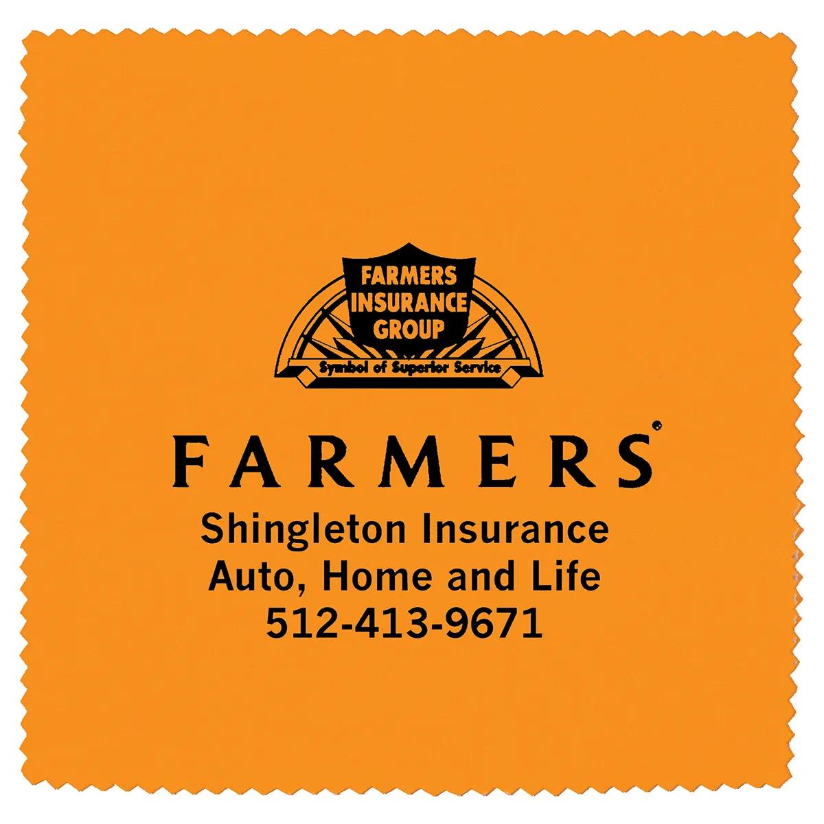 Microfiber Cleaning Cloth XL Recycled RPET Screen - 8 x 8 in - product view 6