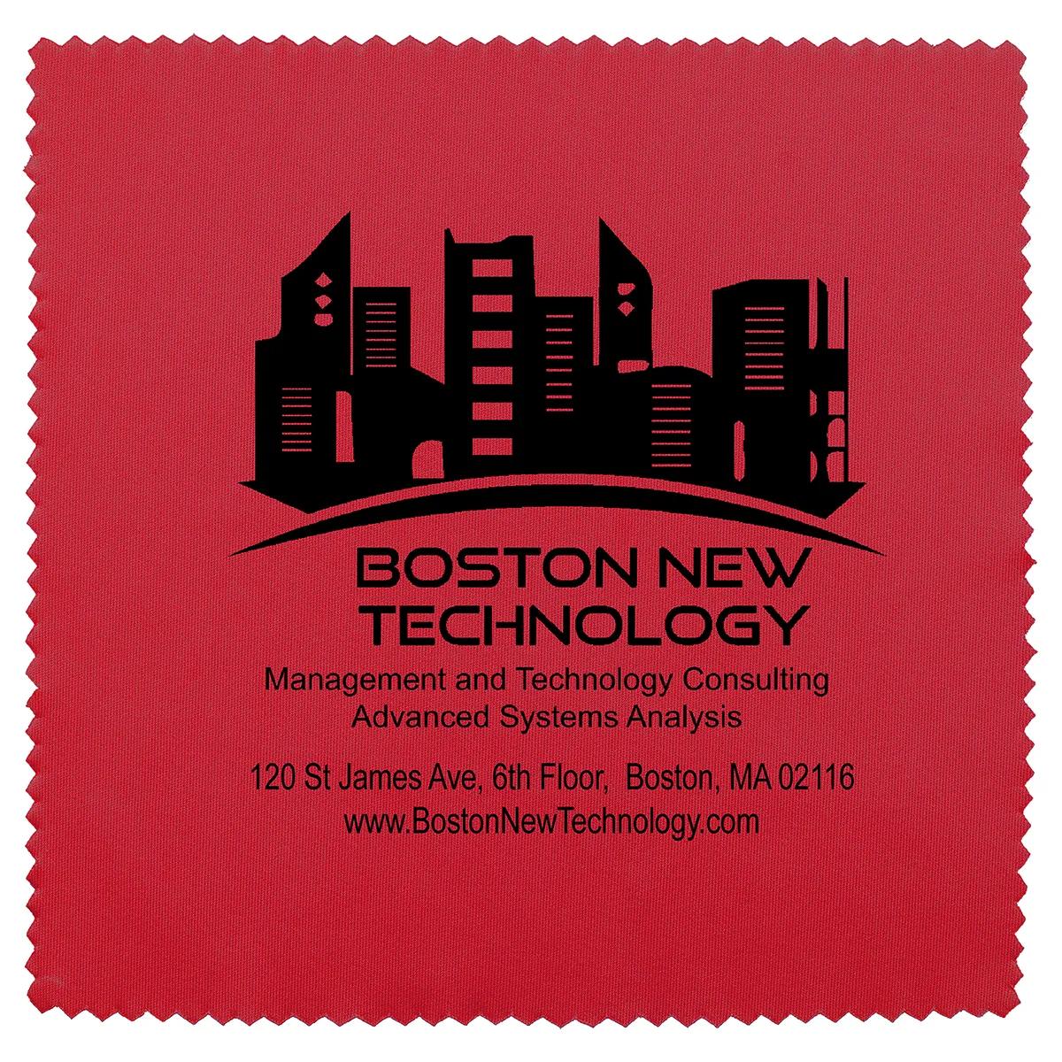 Microfiber Cleaning Cloth XL Recycled RPET Screen - 8 x 8 in - product view 7