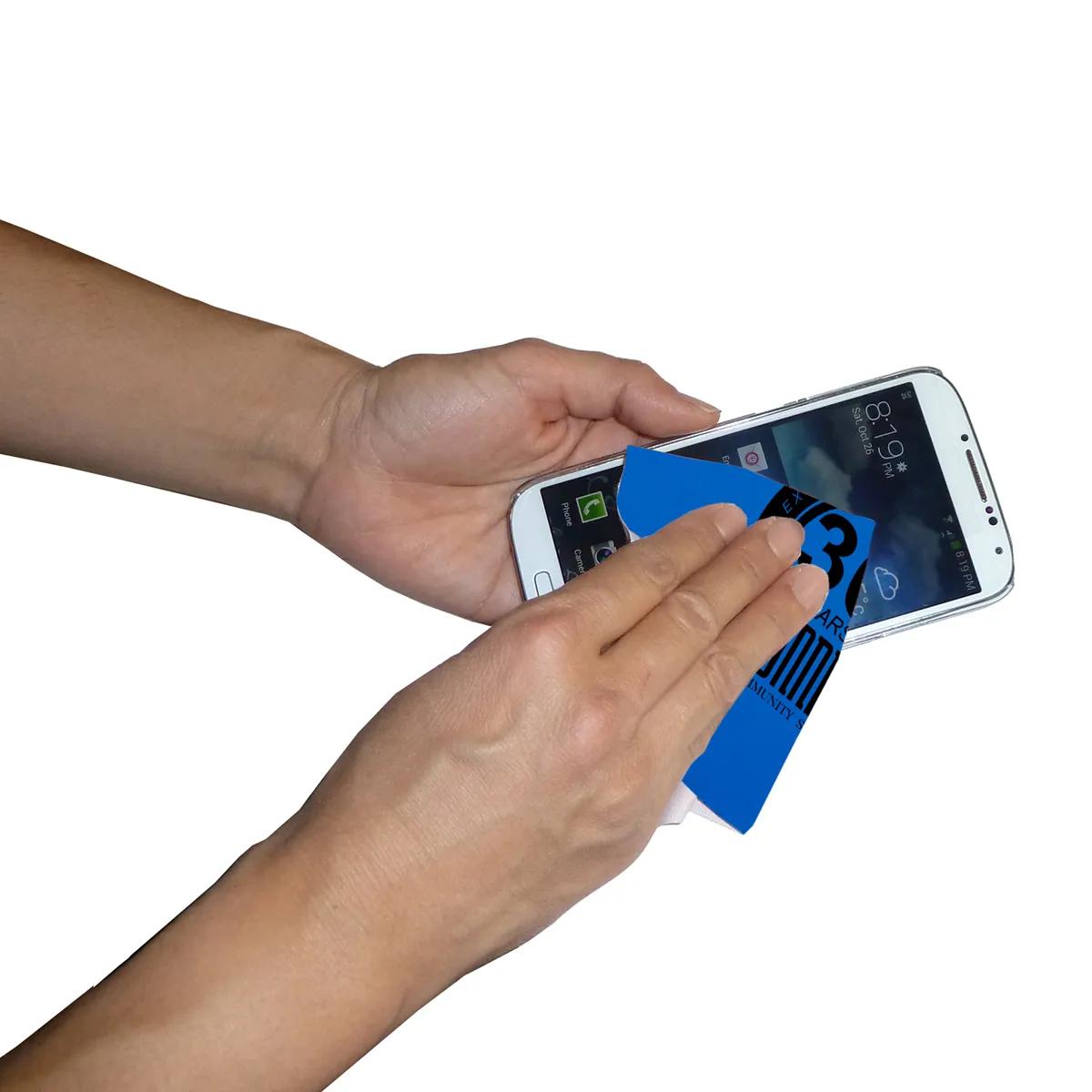 Microfiber Cleaning Cloth XL Recycled RPET Screen - 8 x 8 in - product view 17