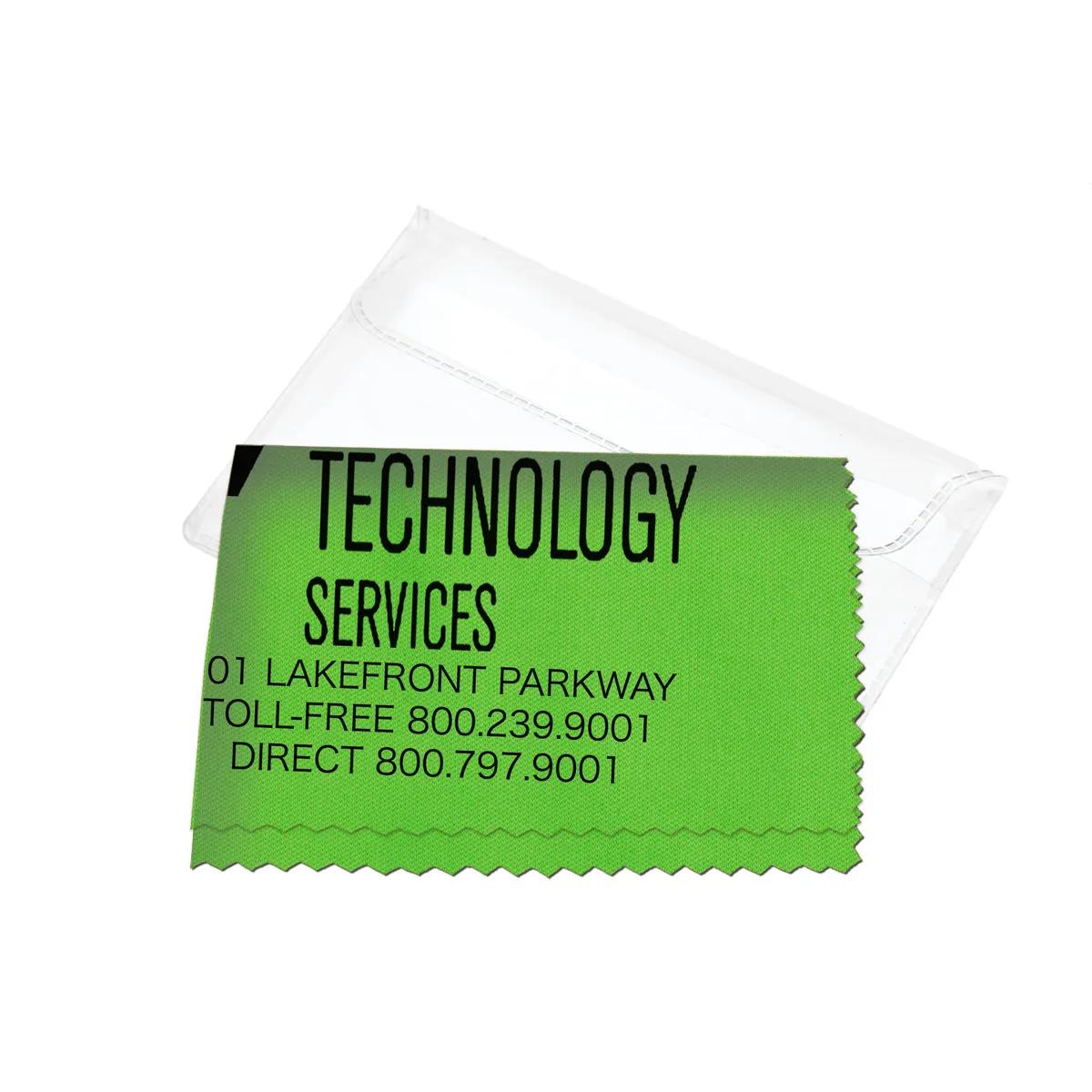 Microfiber Cleaning Cloth XL Recycled RPET Screen - 8 x 8 in - product view 22