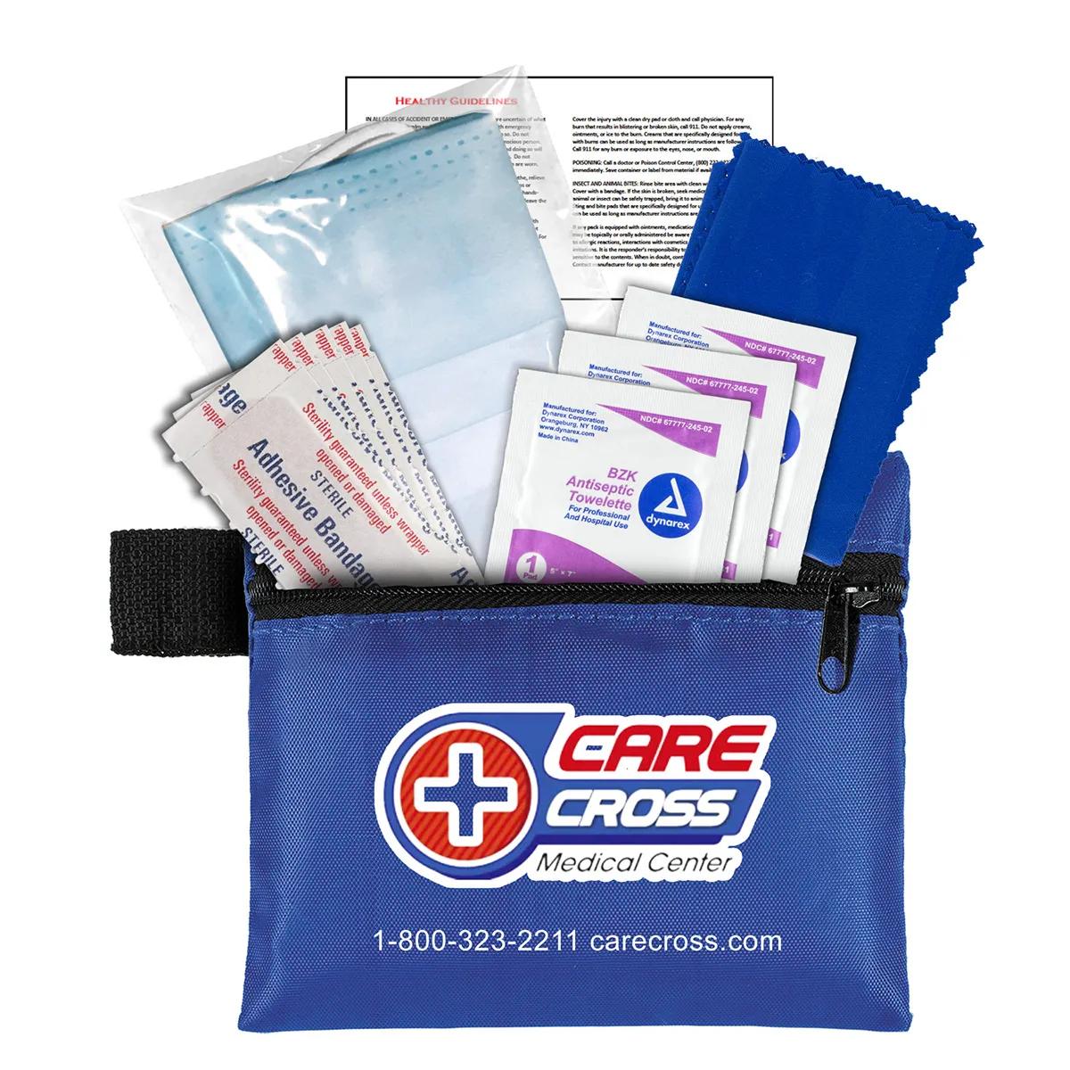 First Aid Kit 11 Piece Antiseptic Zipper Pouch - 5 x 4 in - product view 16