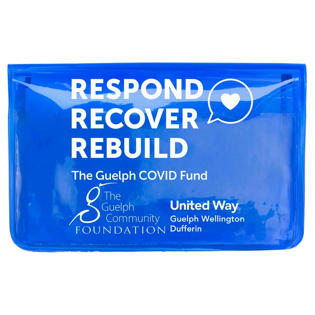 First Aid Kit Sanitizer Wipes On-the-Go Vinyl Pouch - product view 4