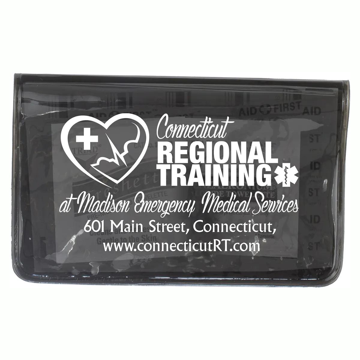 First Aid Kit Sanitizer Wipes On-the-Go Vinyl Pouch - product view 9