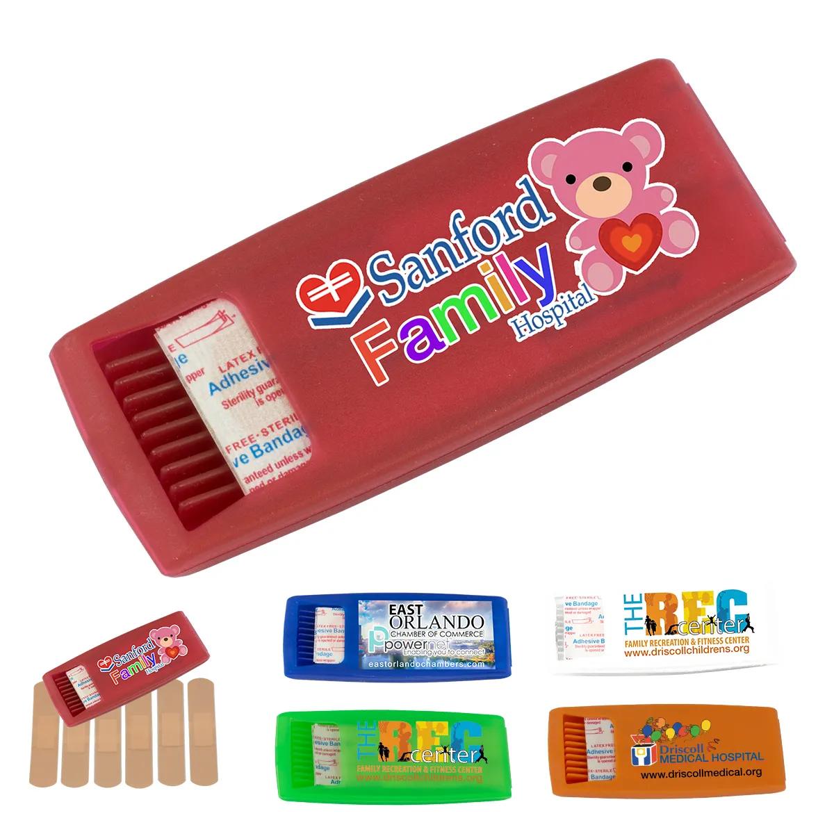 Bandage Dispenser PhotoImage 4 Color 6 Piece Latex Free