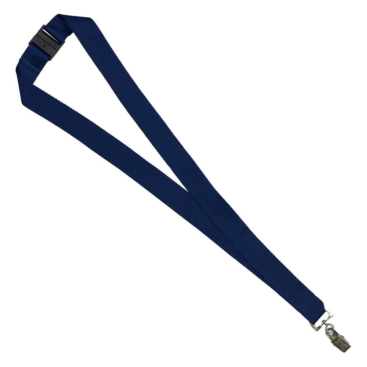 Lanyard Blank 1 Inch Breakaway Bulldog Clip Polyester - 18 in - product view 4