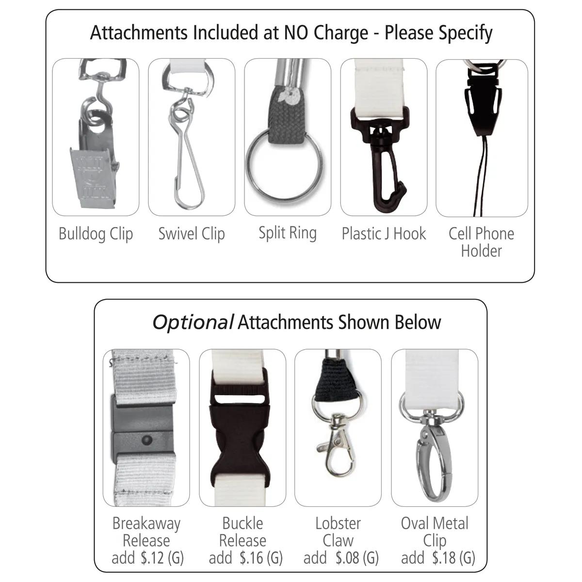 Lanyard Sublimation 3/4 Inch Super Soft Air Ship - 18 in - product view 2