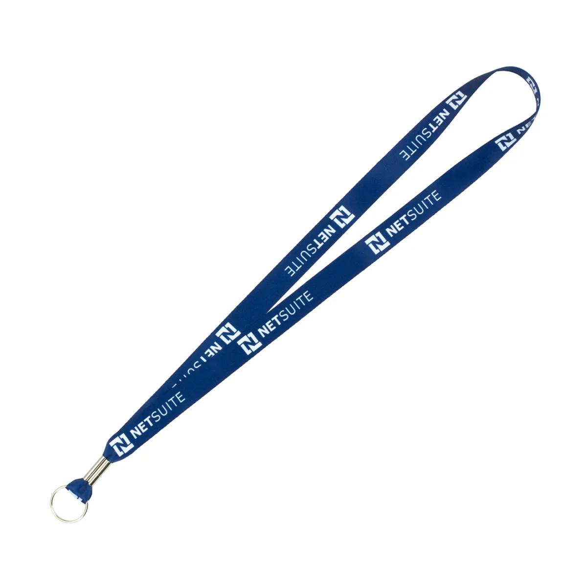 Lanyard Sublimation Super Soft USA Made Polyester - 18 in - product view 3