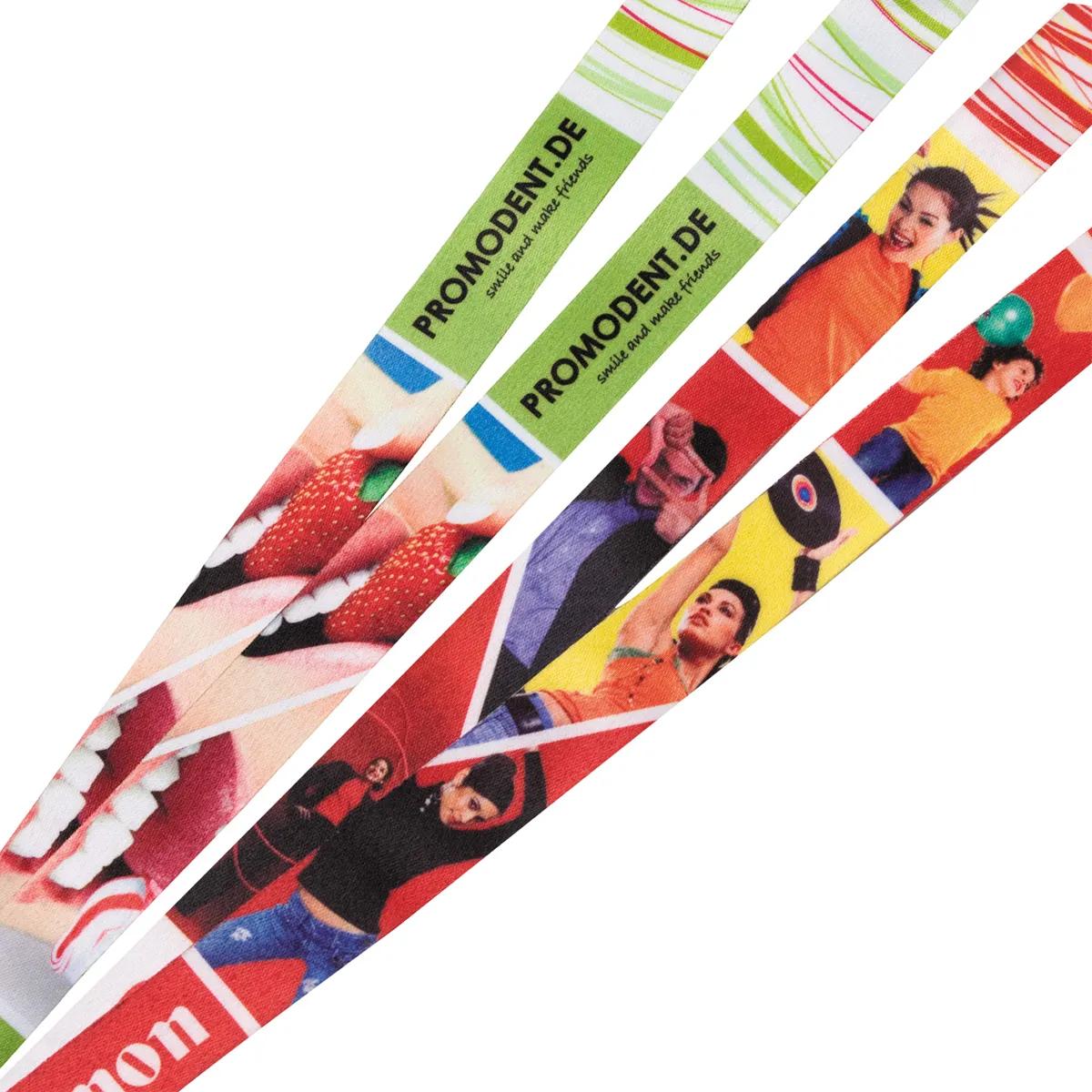 Lanyard Sublimation Textured Waffle Weave Polyester - 18 in - product view 3