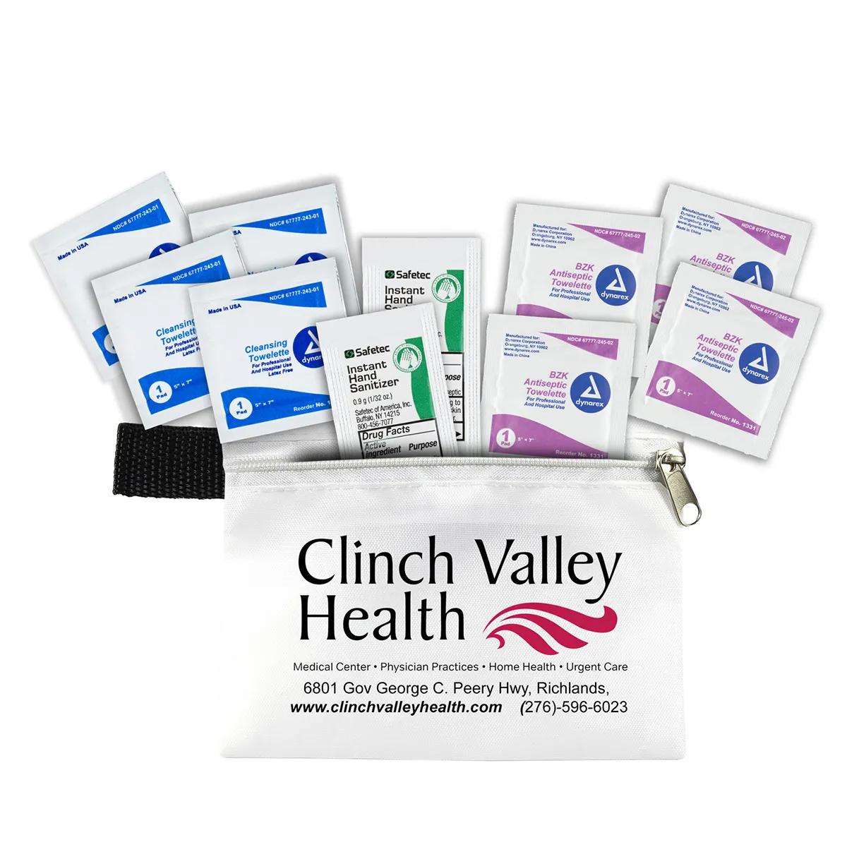 First Aid Kit Antiseptic 10 Piece Zipper Pouch - 5 x 4.25 in - product view 24