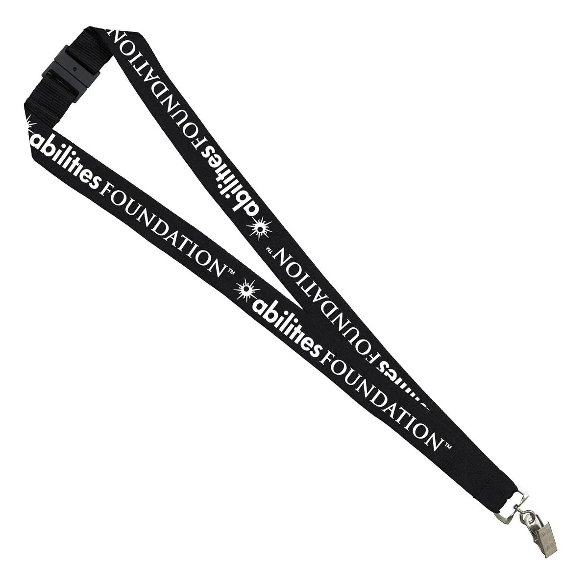 Custom Lanyards Silkscreen Breakaway Safety Release - 1 in - product view 6