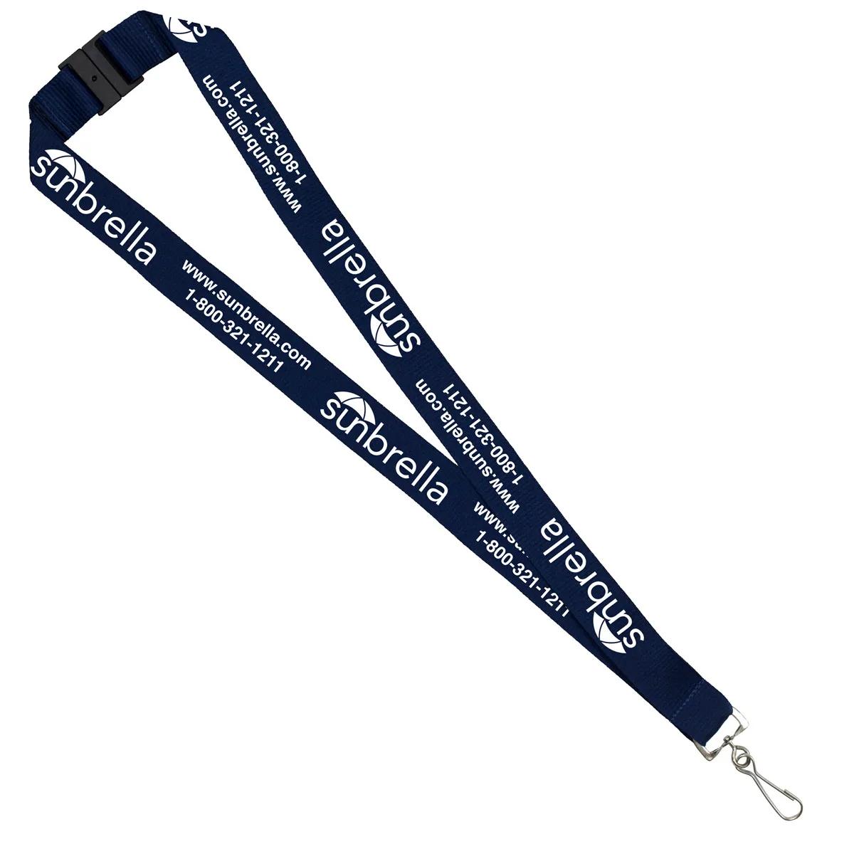 Custom Lanyards Silkscreen Breakaway Safety Release - 1 in - product view 9
