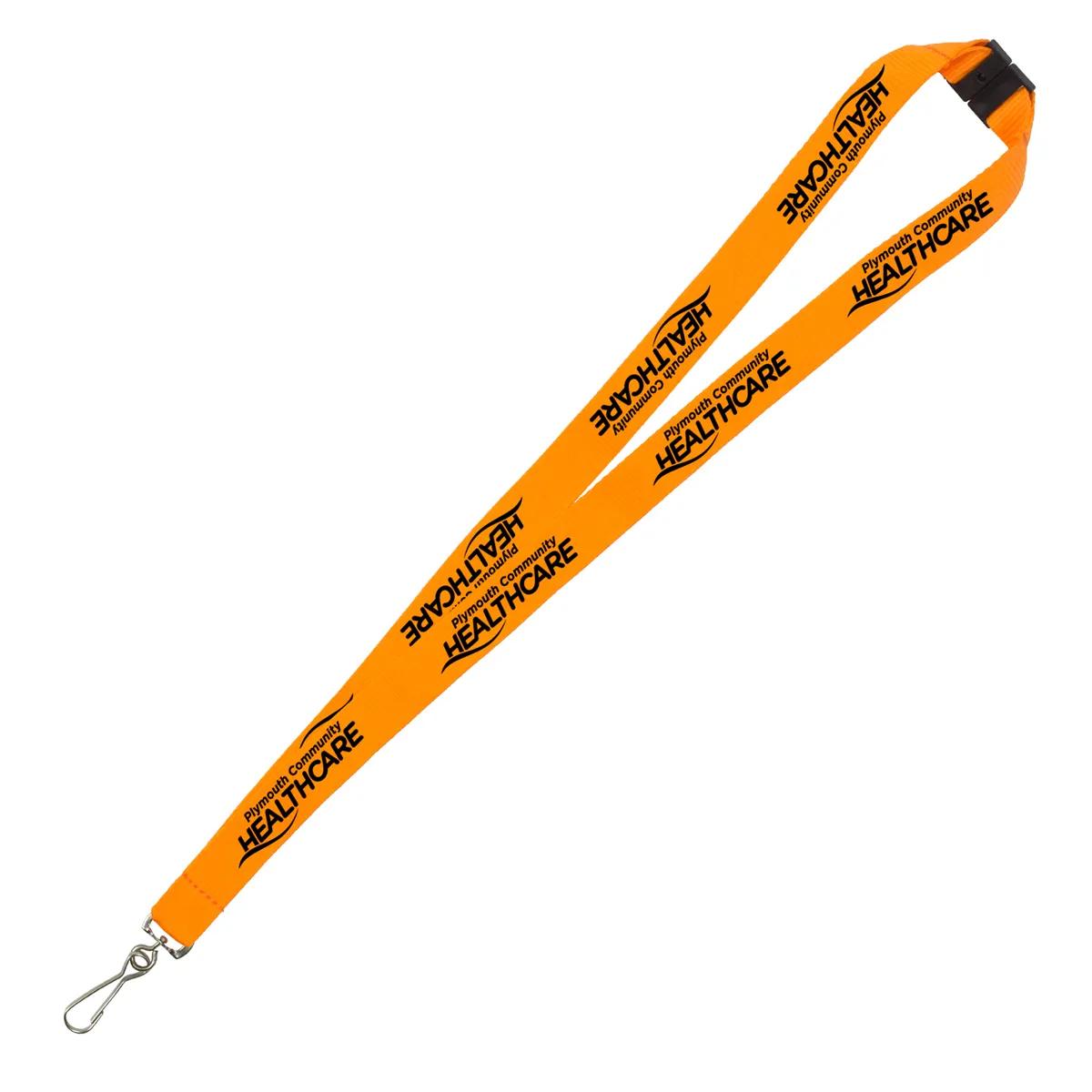 Custom Lanyards Silkscreen Breakaway Safety Release - 3/4 in - product view 6