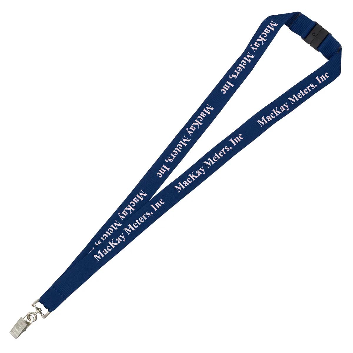 Custom Lanyards Silkscreen Breakaway Safety Release - 3/4 in - product view 7