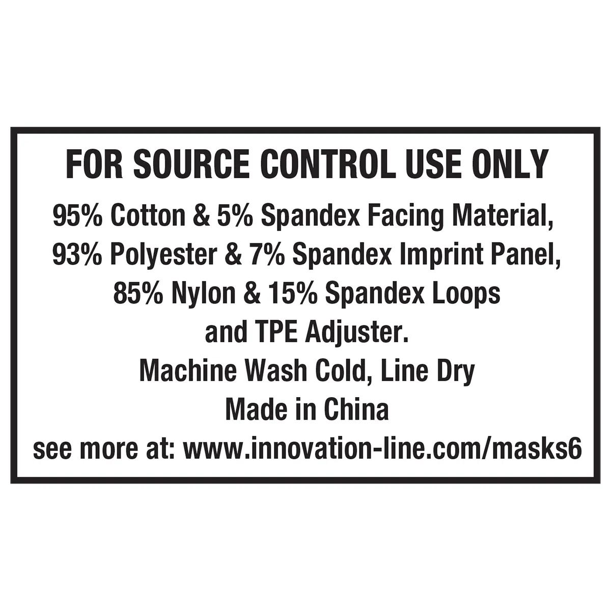 Face Mask Sublimation 3-Ply Washable Ear Loop Adjusters - One Size - product view 12