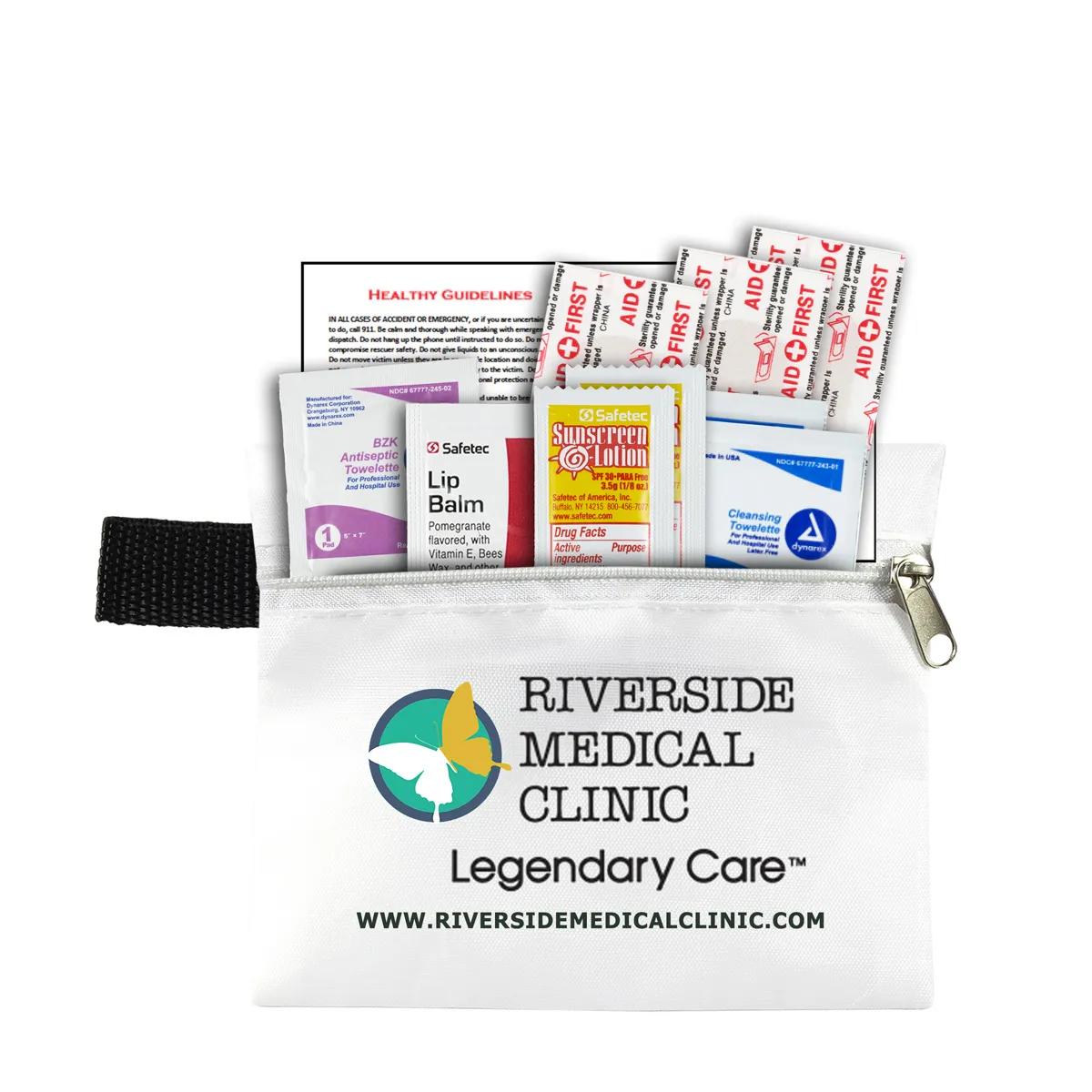 First Aid Kit 10 Piece Sunscreen Lip Balm Zipper - 5 x 4.25 in - product view 16