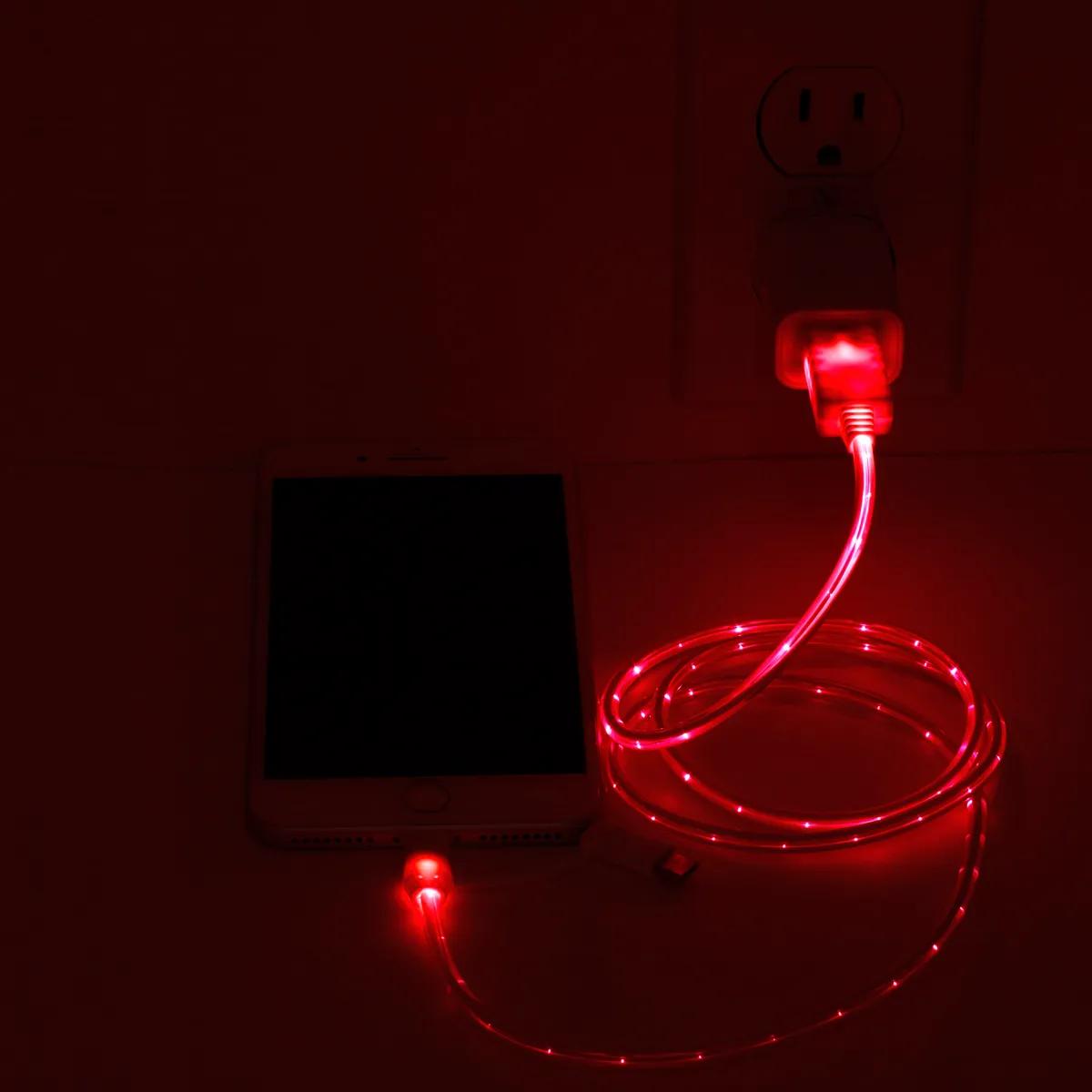 Phone Charging Cable 3-in-1 LED Lighted Type C Adapter - 40 in - product view 14