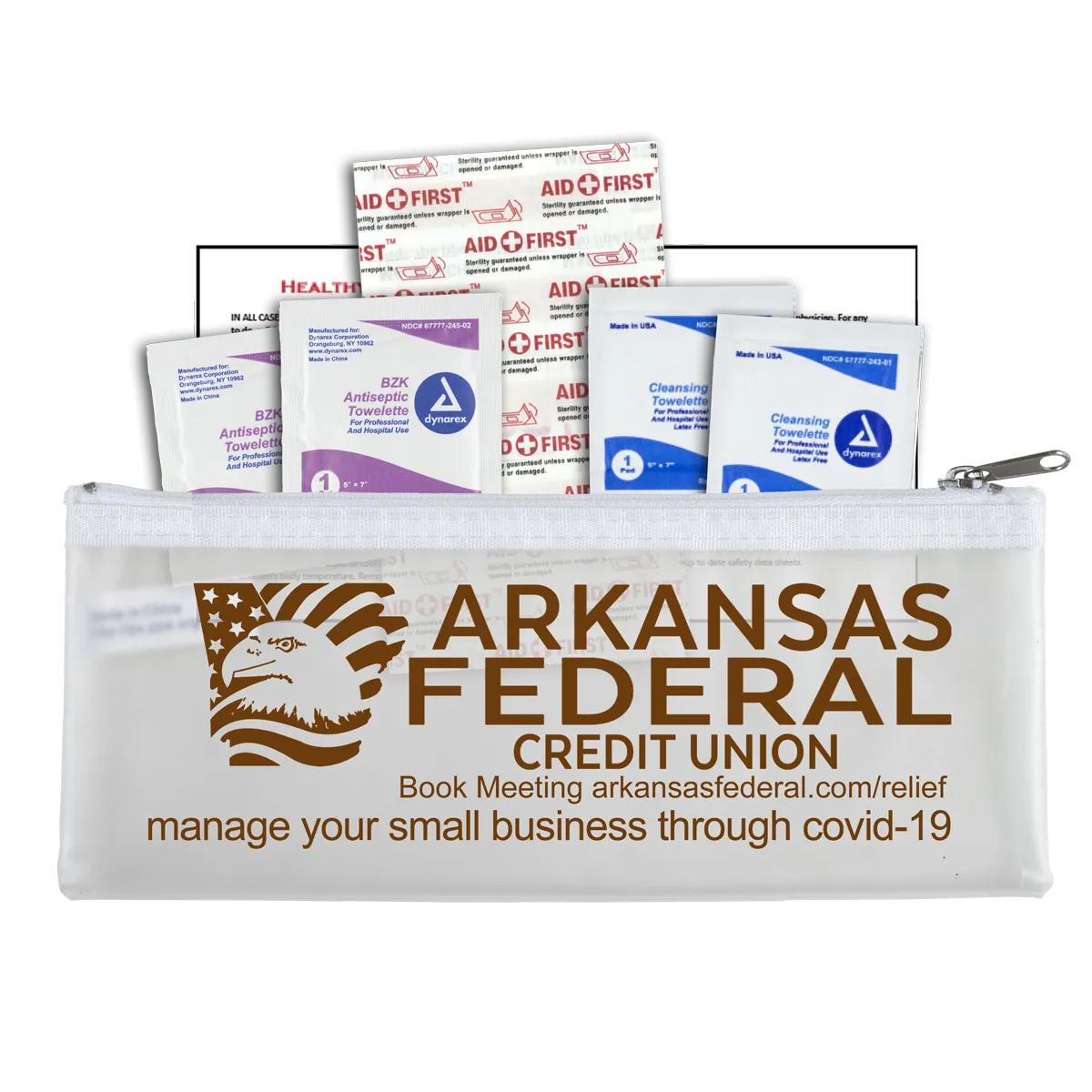 First Aid Kit 11 Piece Standard Bandages Zipper - 8.25 x 3.375 in - product view 5