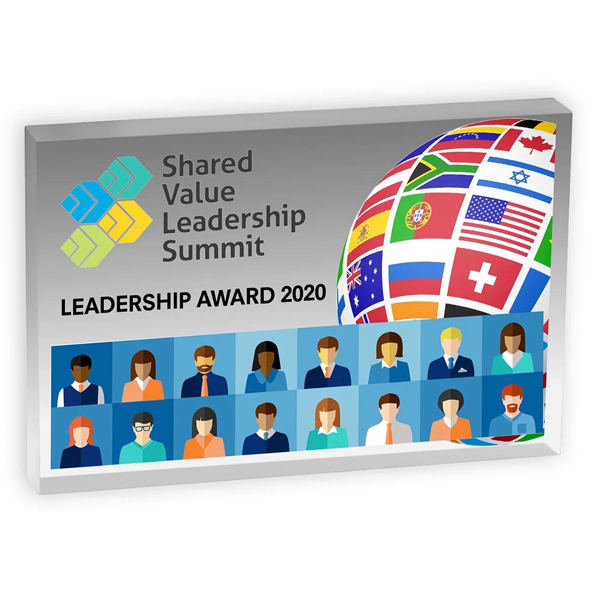 Rectangle Acrylic Paperweight Full Color Print - 4 x 6 in