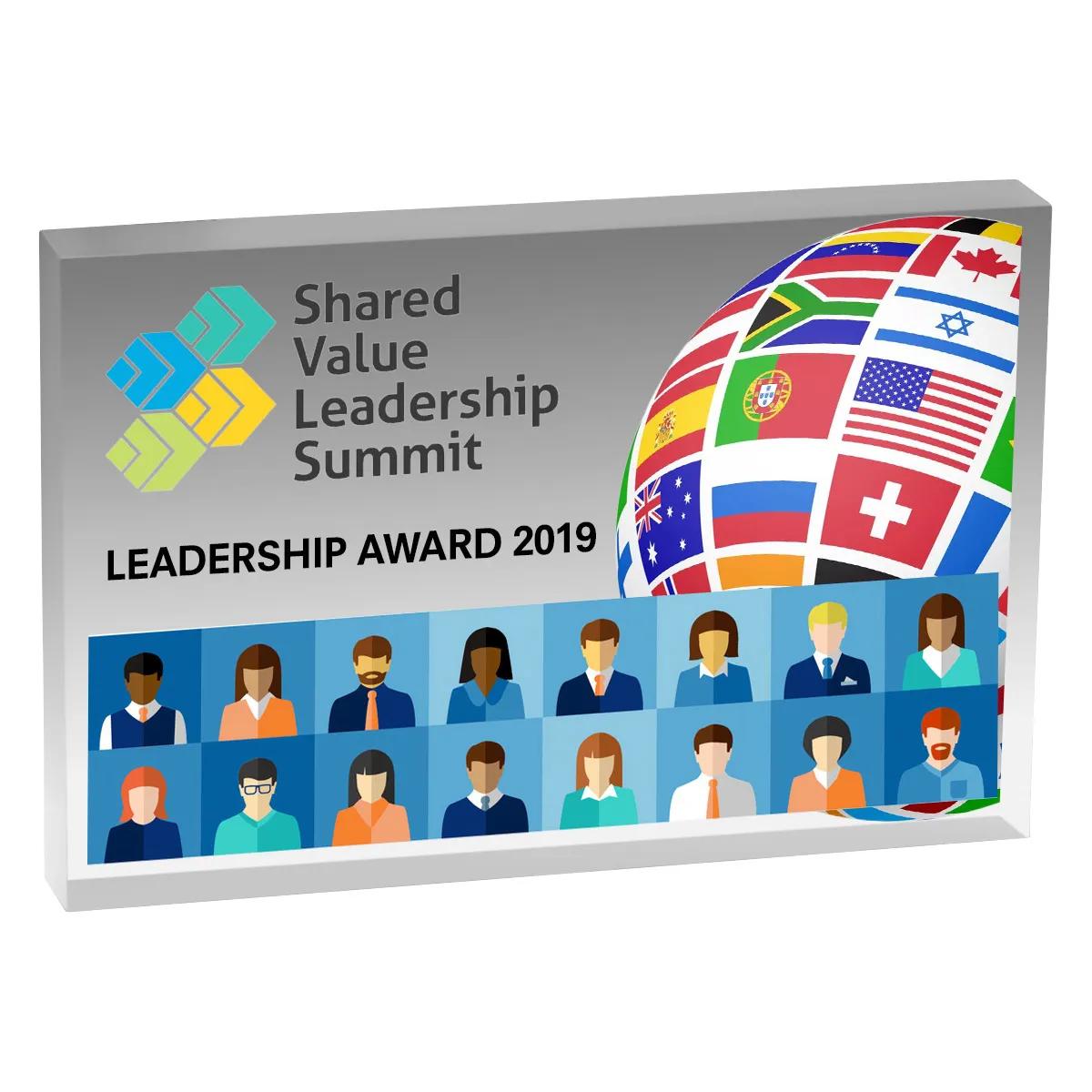 Thick Rectangle Acrylic Paperweight Full Color - 4 x 6 in - product view 5