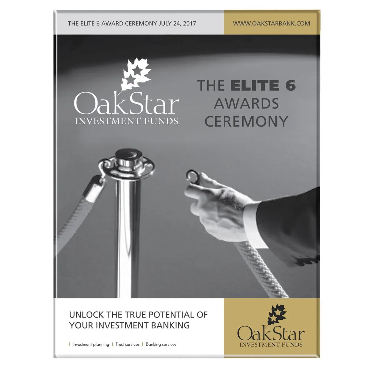 Thin Acrylic Plaque Full Color PhotoImage Print - 7 x 9 in - product view 3