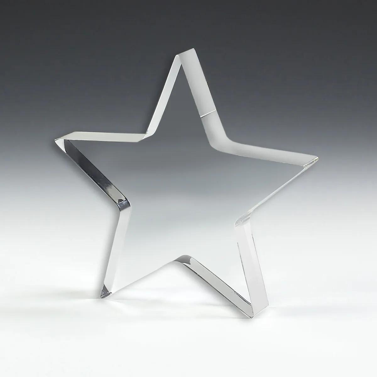 Star Acrylic Paperweight Full Color PhotoImage - 5 x 5 in - product view 6