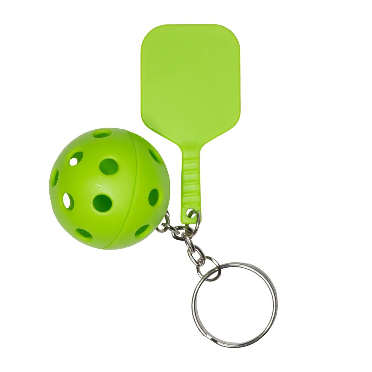 Pickleball Paddle Keychain with Ball Polystyrene - 2.25 in - product view 15
