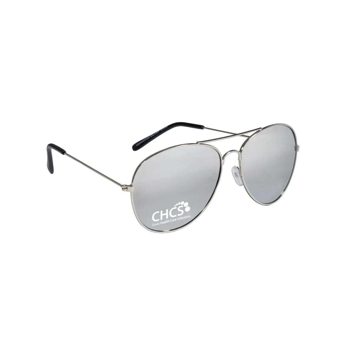 Mirrored Aviator Sunglasses UV Protection FDA Compliant - product view 4
