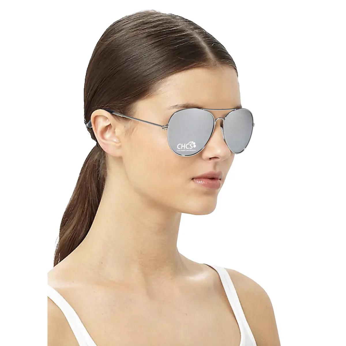 Mirrored Aviator Sunglasses UV Protection FDA Compliant - product view 5