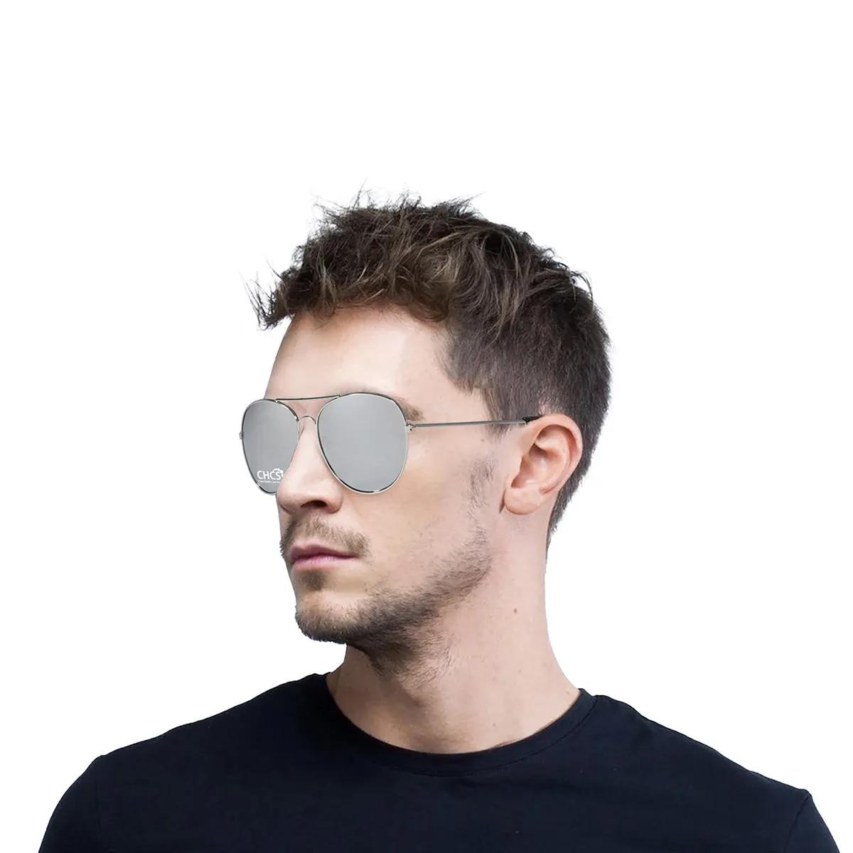 Mirrored Aviator Sunglasses UV Protection FDA Compliant - product view 6