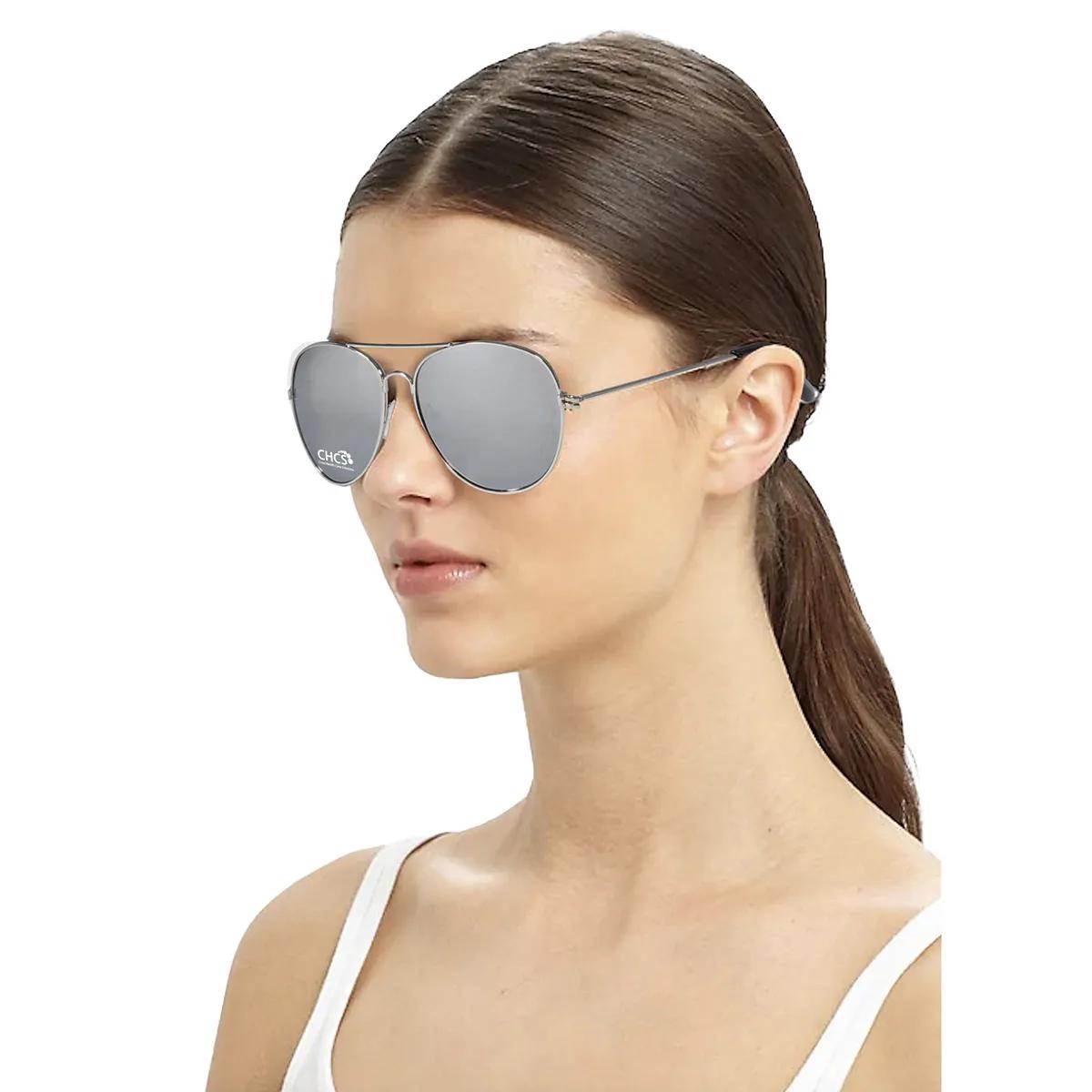 Mirrored Aviator Sunglasses UV Protection FDA Compliant - product view 9