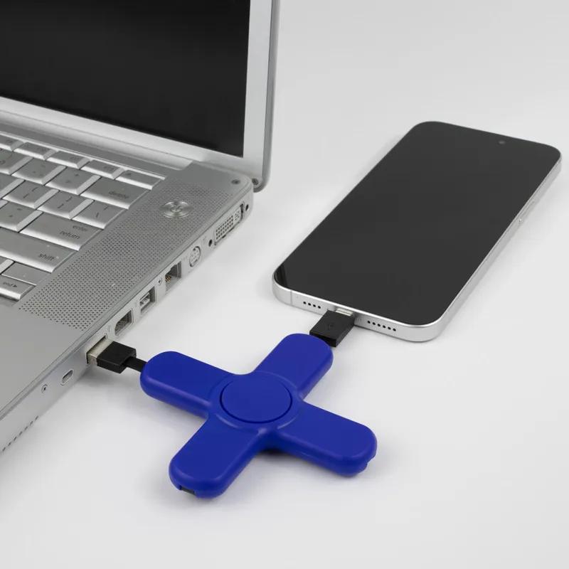 5-in-1 Phone Charging Cable Spinner ABS Plastic - 3.6 in - product view 16