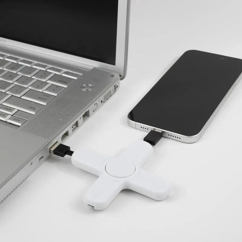 5-in-1 Phone Charging Cable Spinner ABS Plastic - 3.6 in - product view 17