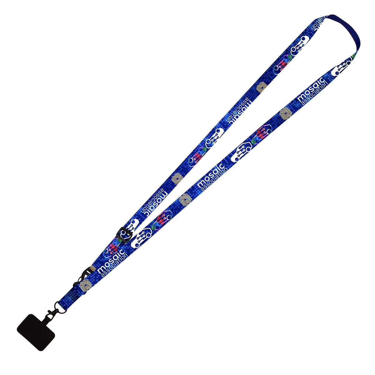 Crossbody Phone Lanyard Adjustable Acrylic Custom - 60 in - product view 3
