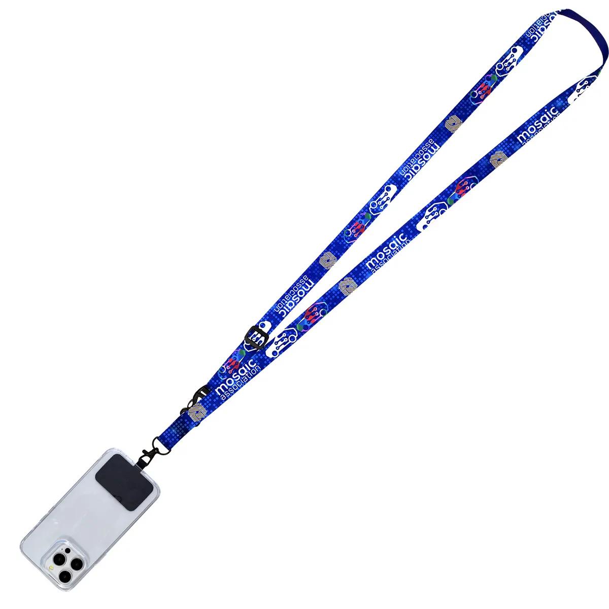 Crossbody Phone Lanyard Adjustable Acrylic Custom - 60 in - product view 4