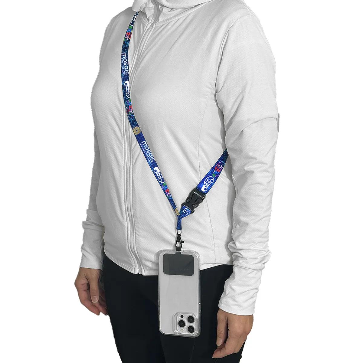 Crossbody Phone Lanyard Adjustable Acrylic Custom - 60 in - product view 30