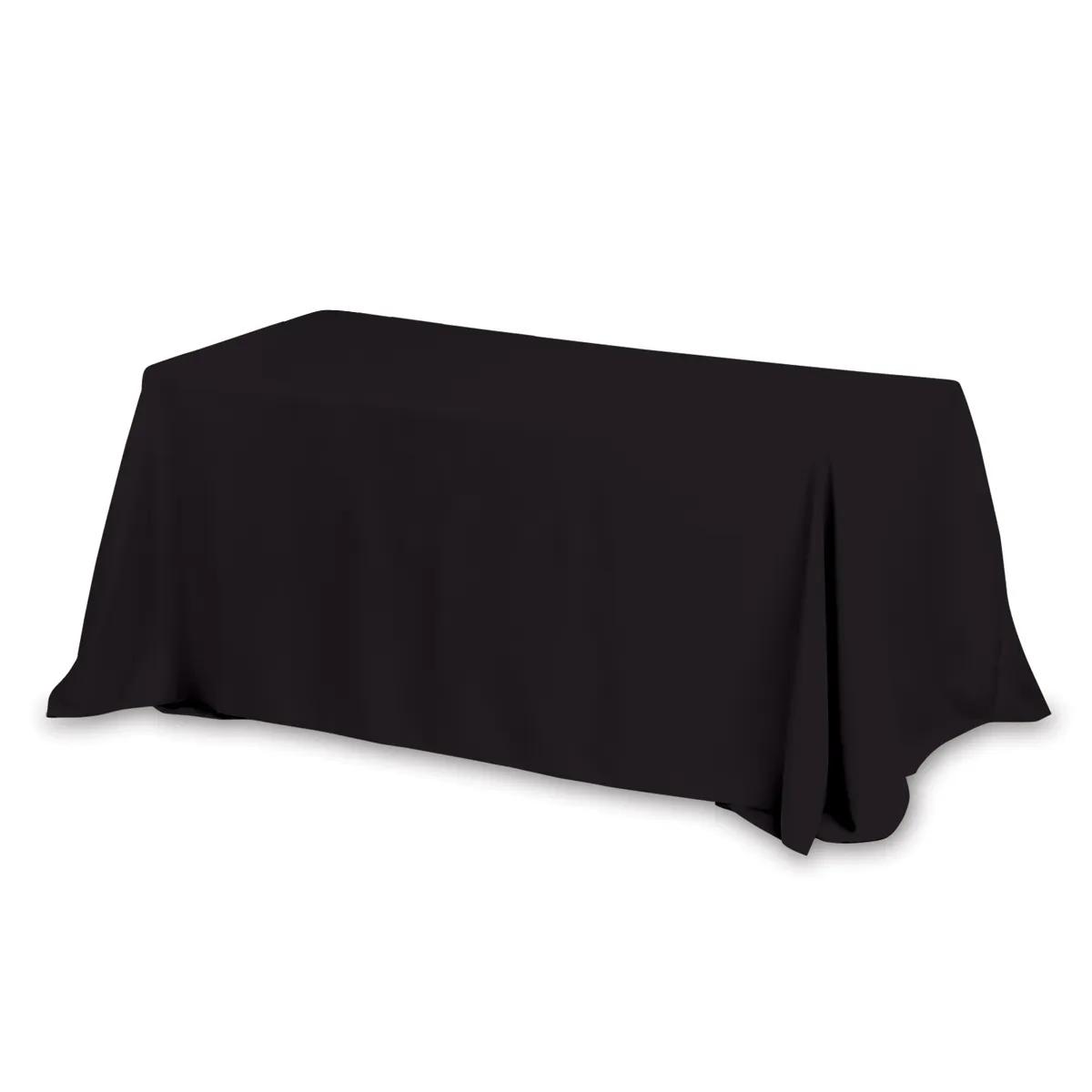 Table Throw 3-Sided Economy Polyester One Color - 8 ft - product view 9
