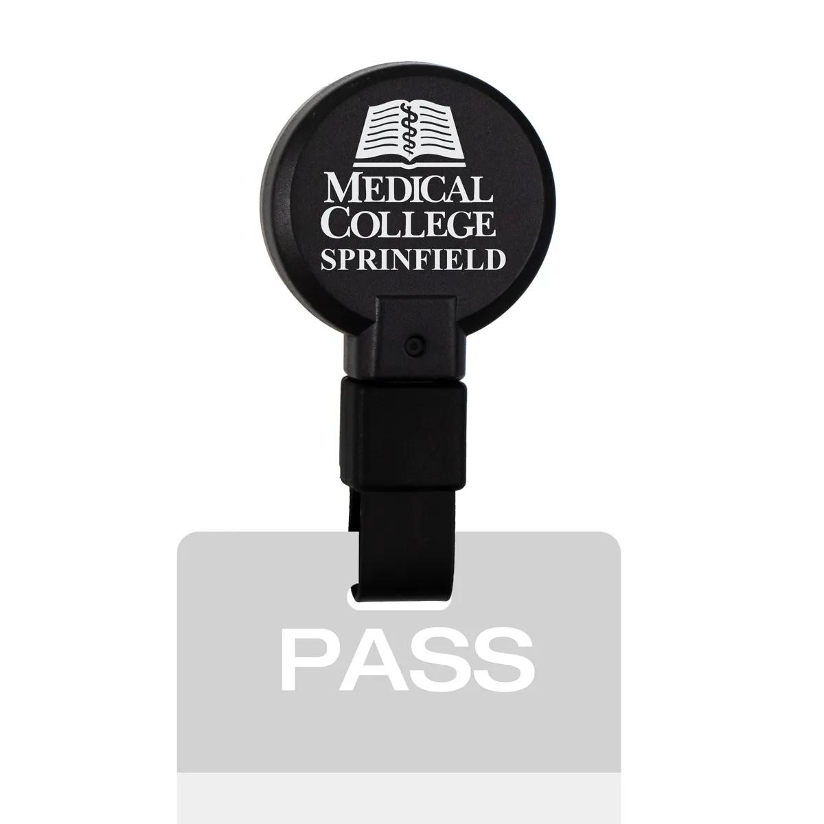 Badge Reel Recycled Plastic PVC Free Alligator Clip - 1.25 in - product view 7