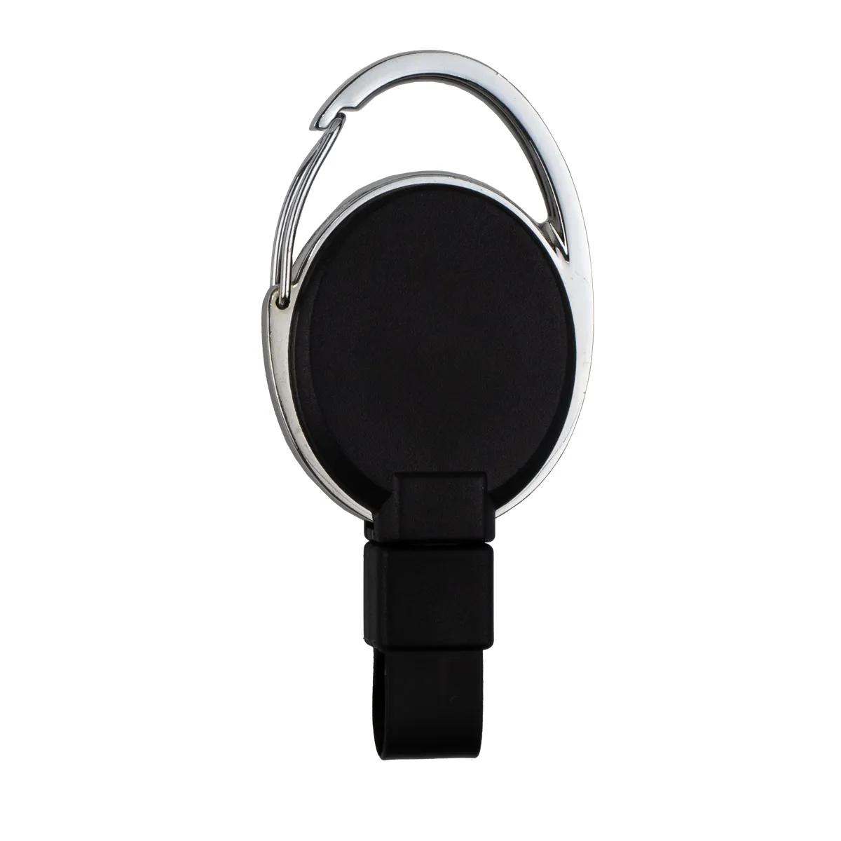 Badge Reel Recycled Plastic Carabiner Clip PVC Free - 2 in - product view 13