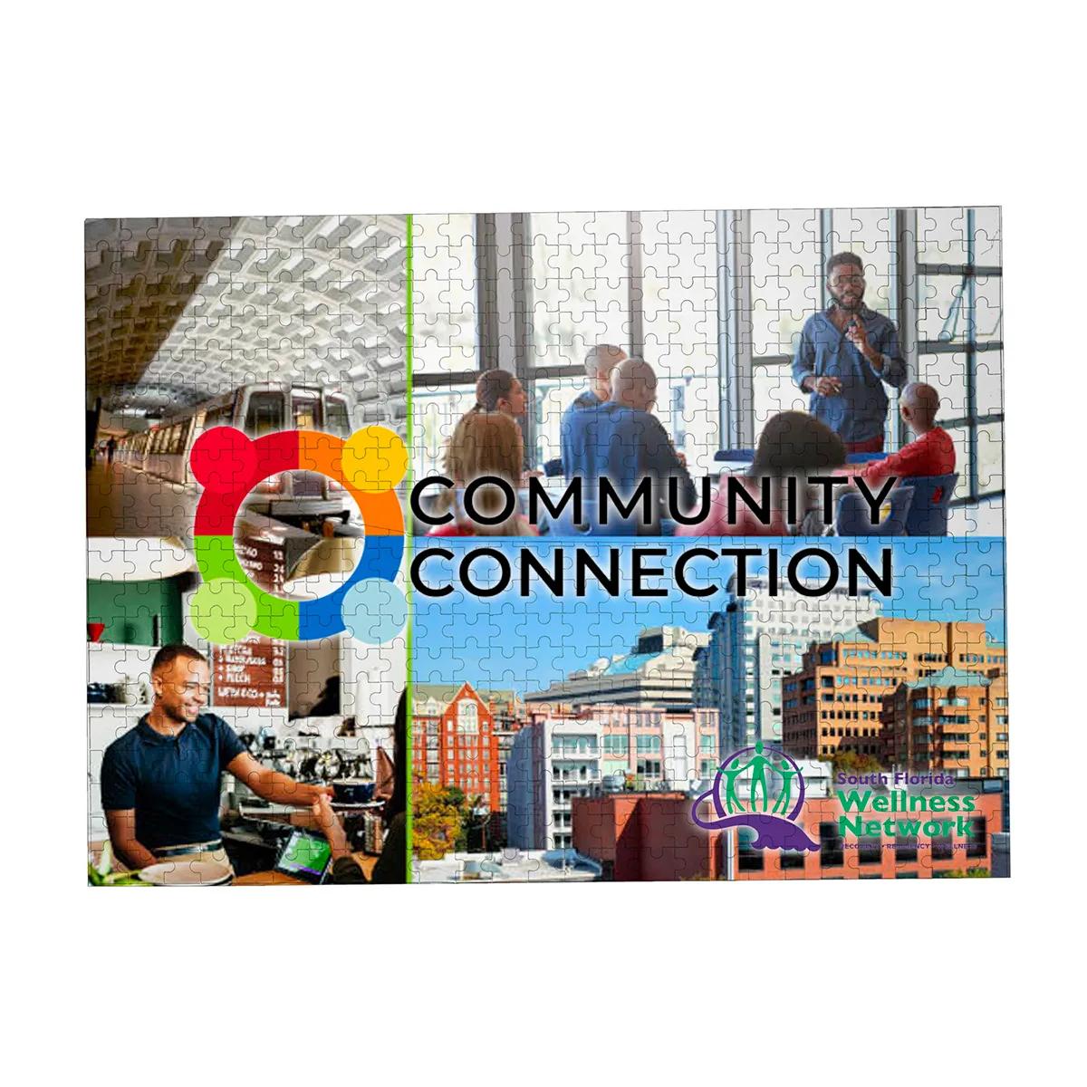 Jigsaw Puzzle 500 Piece Custom Full Color Edge to Edge - product view 2