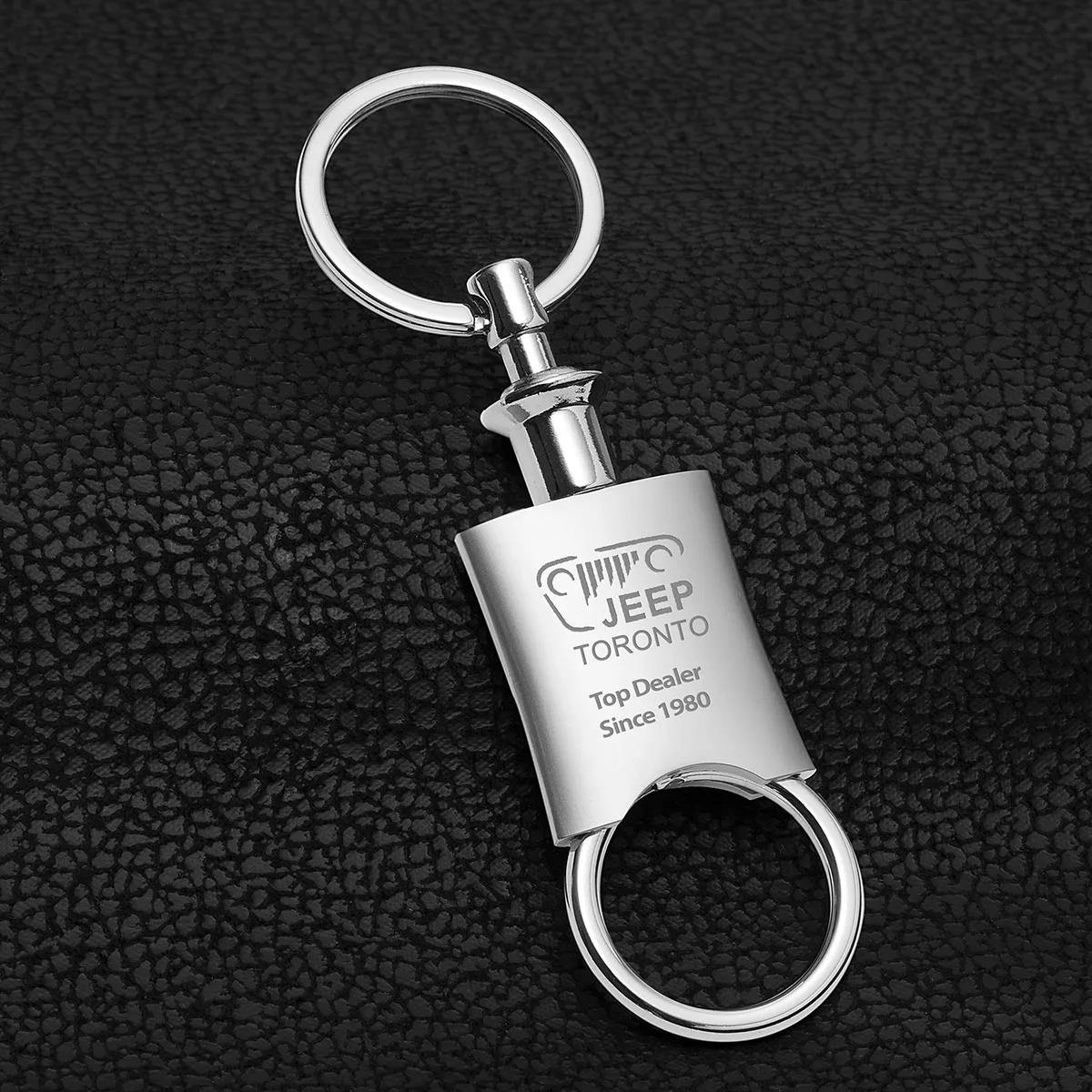 Valet Keychain Pull Apart Metal Zinc Alloy Gift Box - product view 6