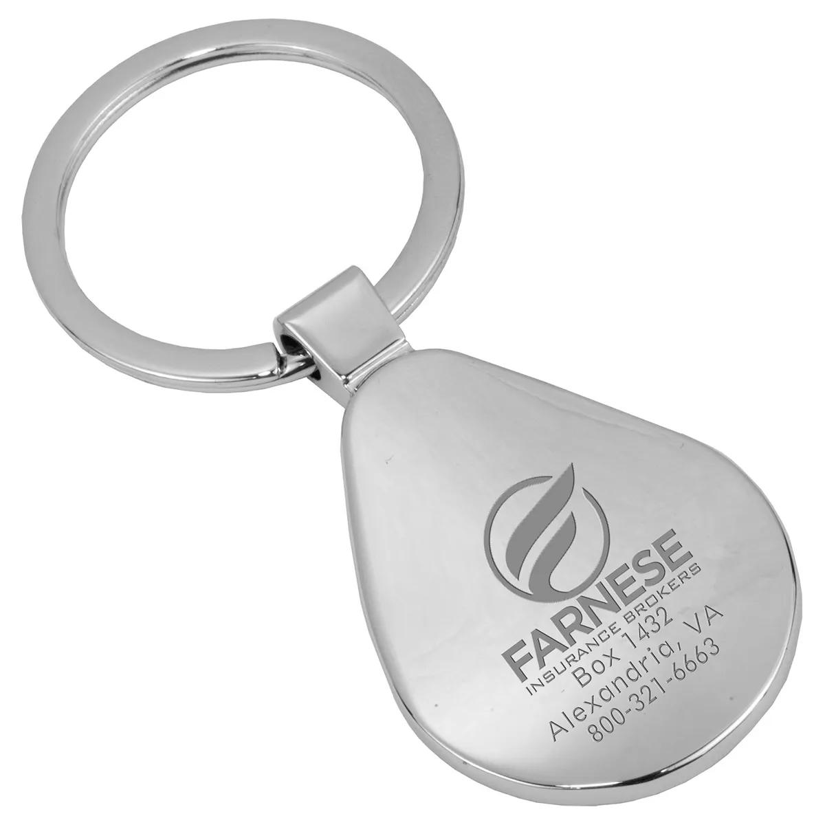 Keychain Metal Economy Laser Engraved Zinc Alloy Gift Box - product view 3