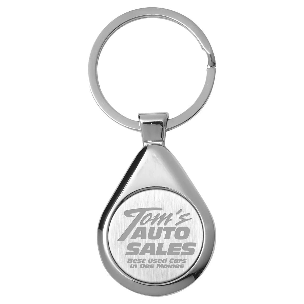 Keychain Metal Economy Laser Engraved Zinc Alloy Gift Box - product view 6