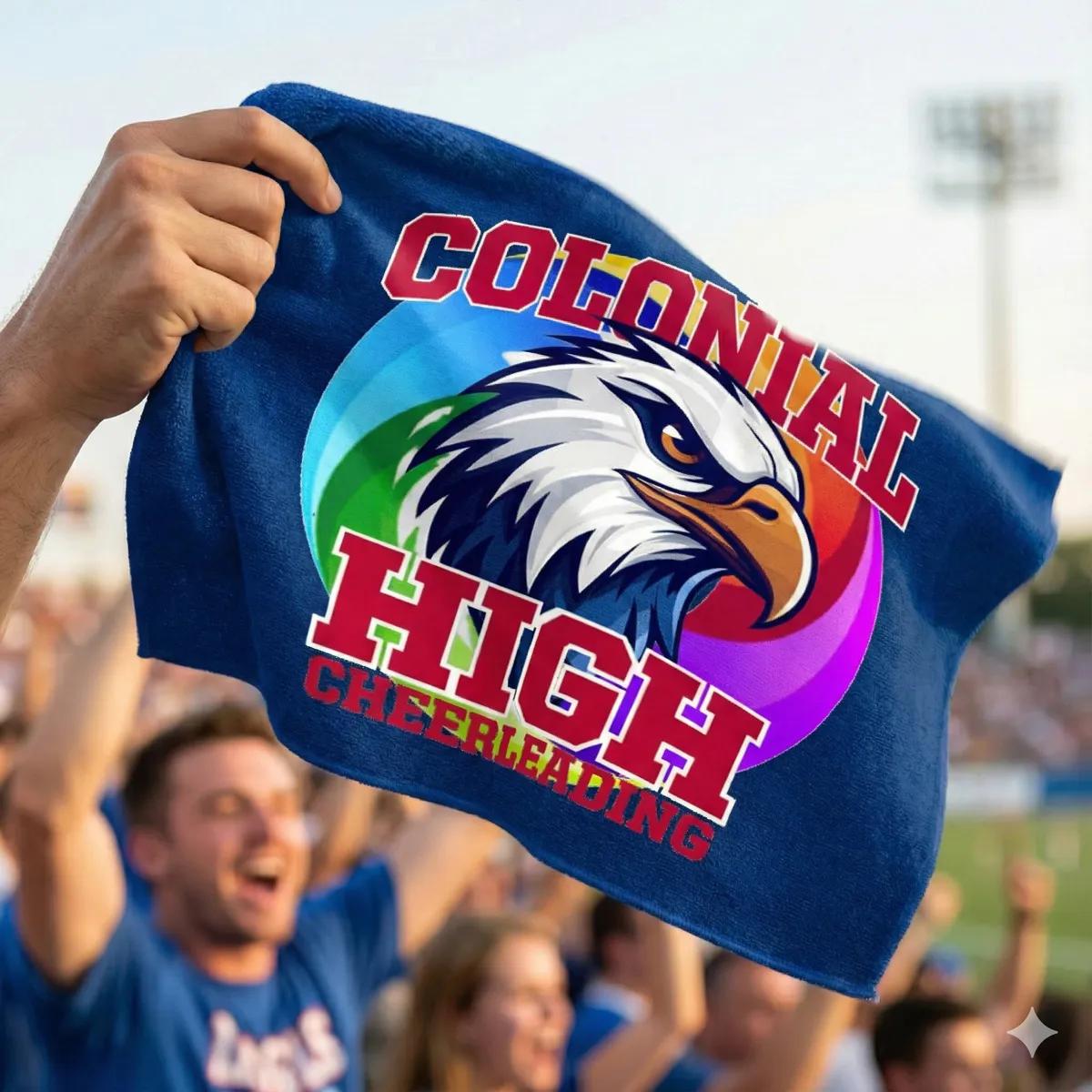 Rally Towel Recycled Polyester Full Color - 15 x 18 in - product view 10