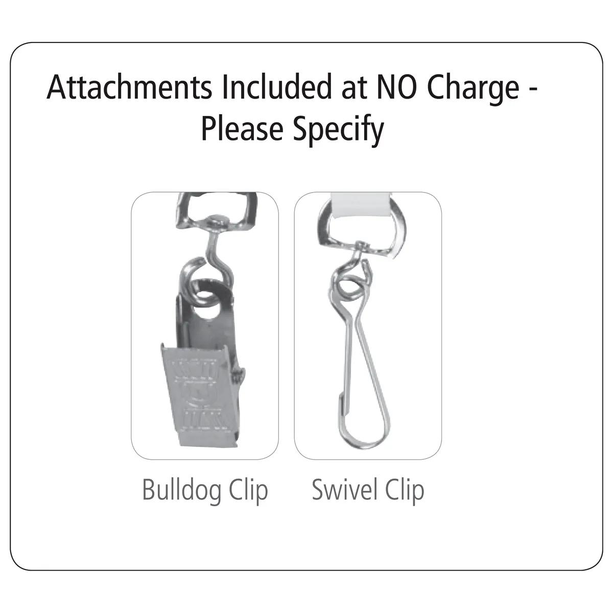 Custom Lanyards Dual Attachment Polyester - 18 in (0.75 in) - product view 2