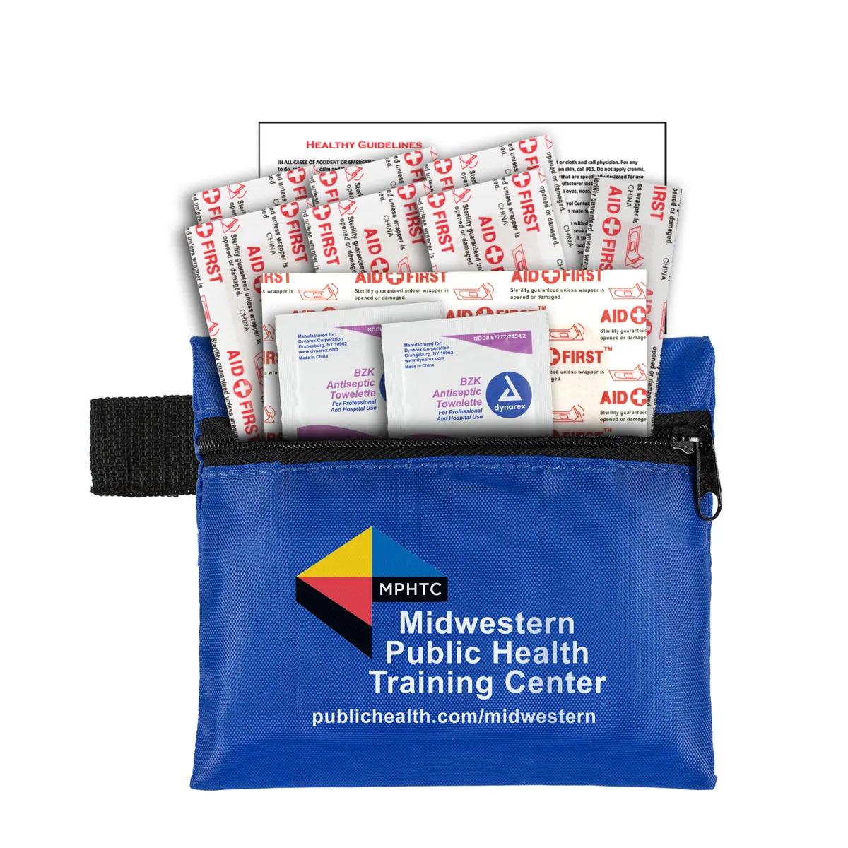 First Aid Kit Zipper Pouch 13 Piece - 5 x 4.25 in - product view 12