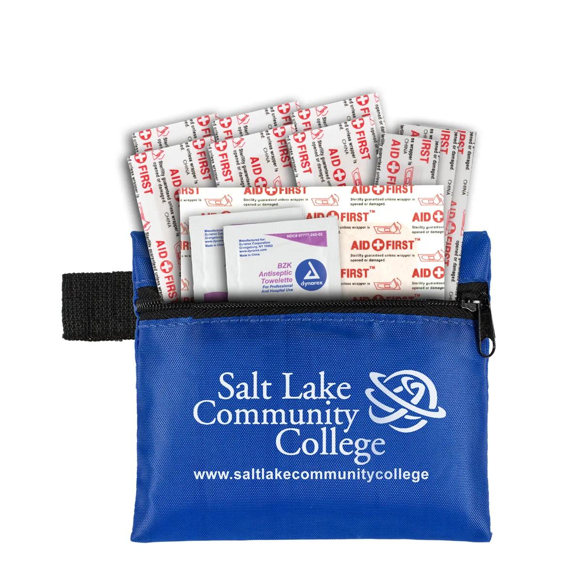 First Aid Kit Zipper Pouch 13 Piece - 5 x 4.25 in - product view 13