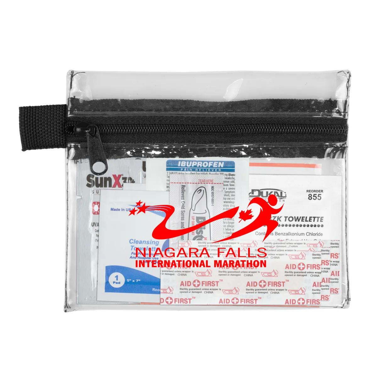 First Aid Kit Plus Zipper Pouch 14 Piece - 5 x 4.25 in - product view 8