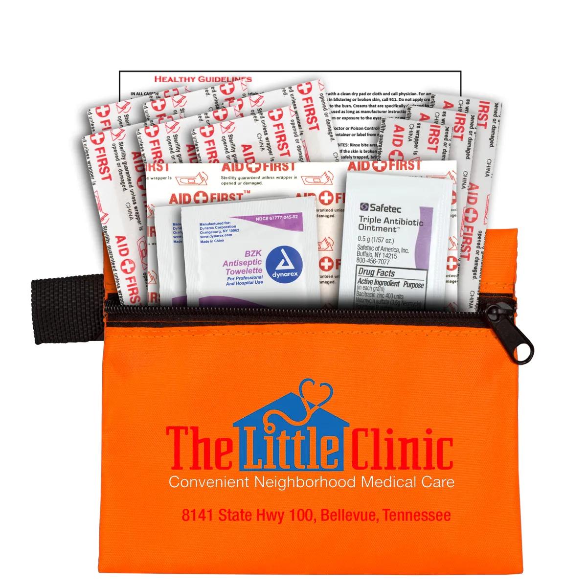 First Aid Kit Plus Zipper Pouch 14 Piece - 5 x 4.25 in - product view 13