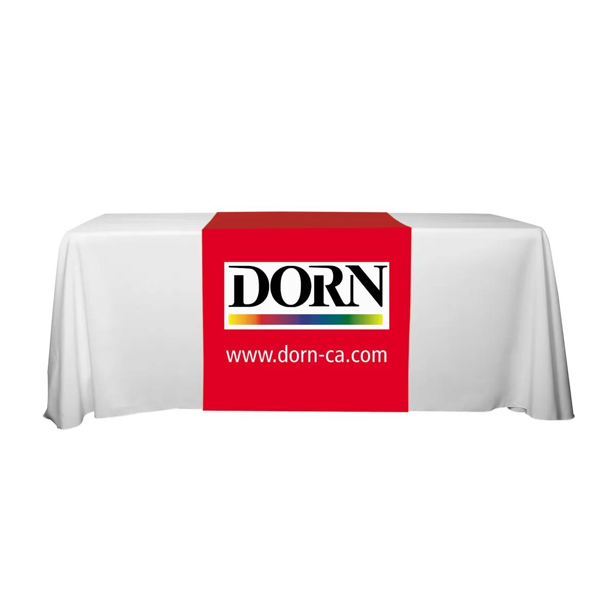 Table Runner Polyester Full Color Long - 30 x 90 in - product view 3