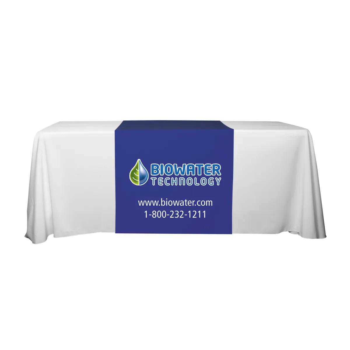 Table Runner Polyester Full Color Long - 30 x 90 in - product view 7